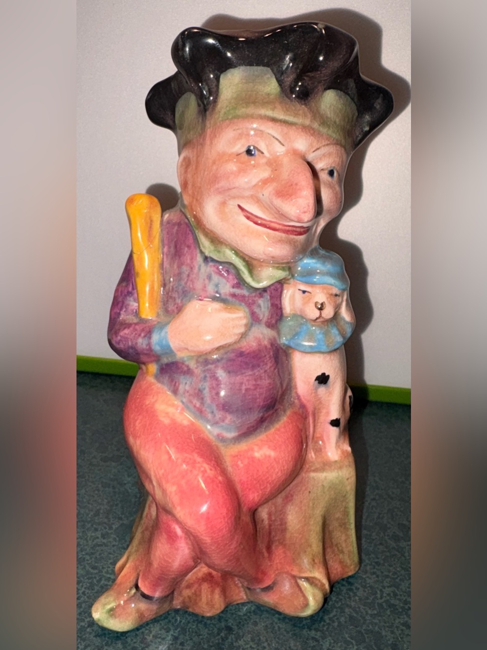 Vintage “Mr. Punch” Melbaware Toby Jug